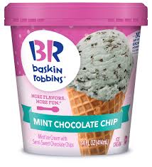 Baskin robins mint chocolate chip 