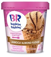 Baskin robins Jamoca almond fudge