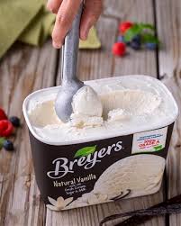 Breyers natural vanilla ice cream 