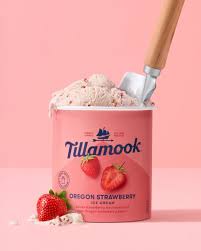 tillamook oregon strawberry ice cream